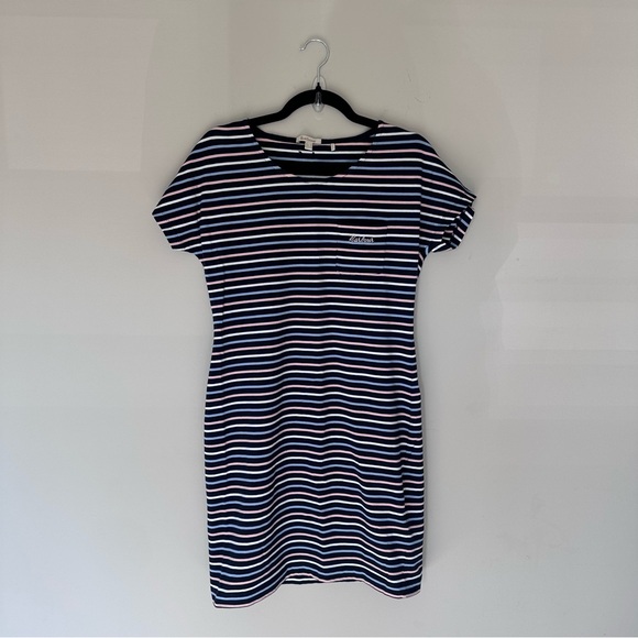 Barbour Dresses & Skirts - Barbour Navy, White and Pink Striped Mini Dress